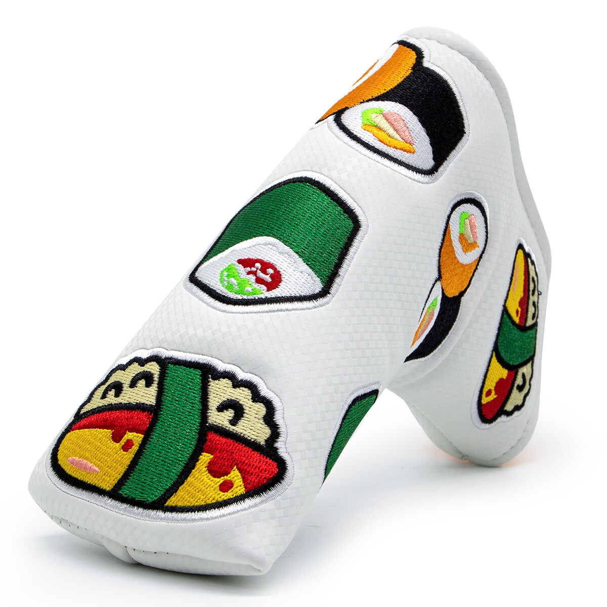 Yummy Sushi Golf Headcover Blade Putter Cover Magnetic Putter Head Cover Cute US