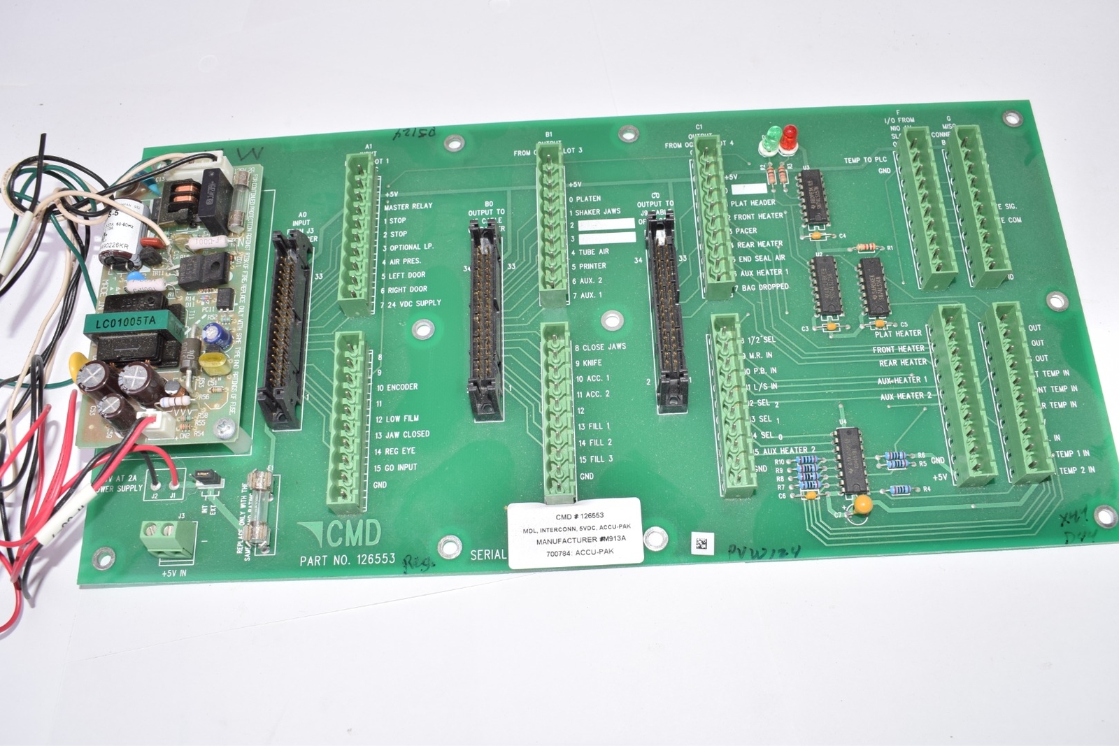 CMD 126553 Control Board, Circuit Board, PCB Board