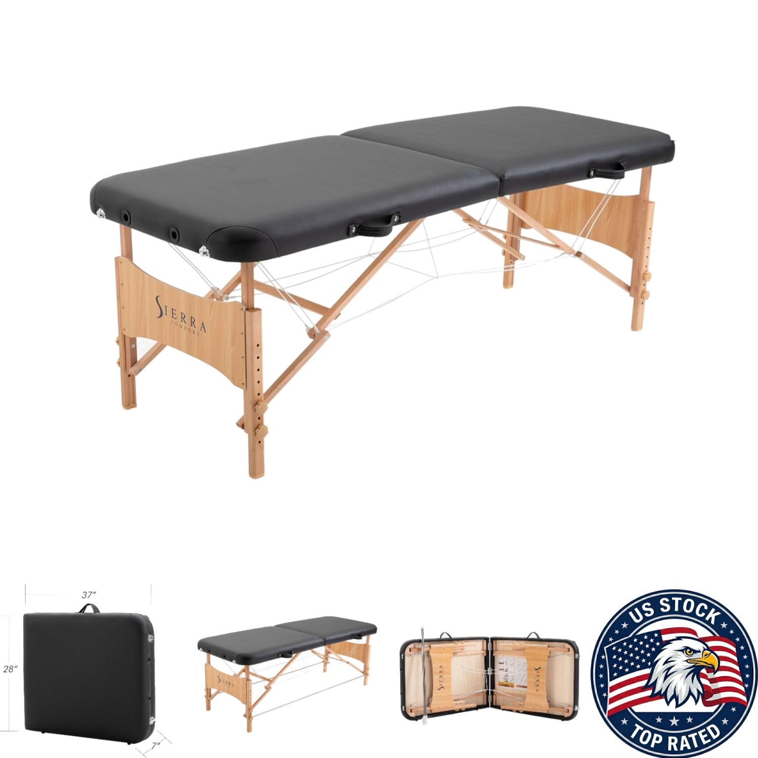 Professional-Grade Adjustable Massage Table - Comfortable, Portable & Durable