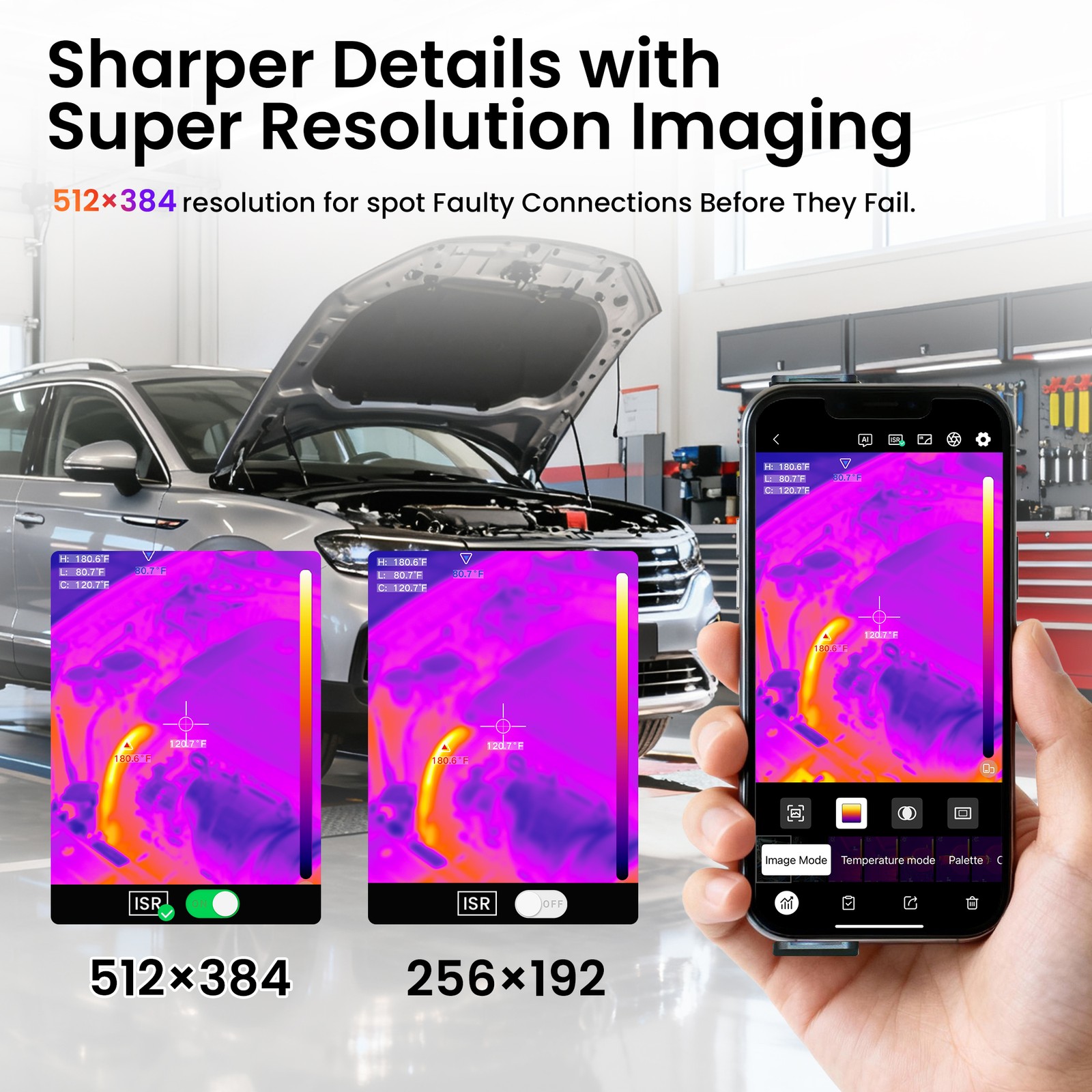 LAUREII Infrared Thermal Imager Camera Wireless Android & iOS WiFi Smart Gift