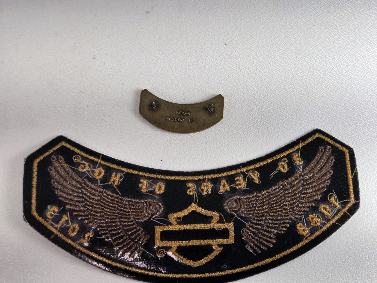 Harley Davidson Owners Group HOG 30 Years 1983-2013 Rocker Patch & Pin
