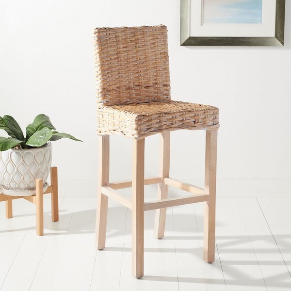 Safavieh TOBIE RATTAN BAR STOOL, Reduced Price 2172744430 BST6500D