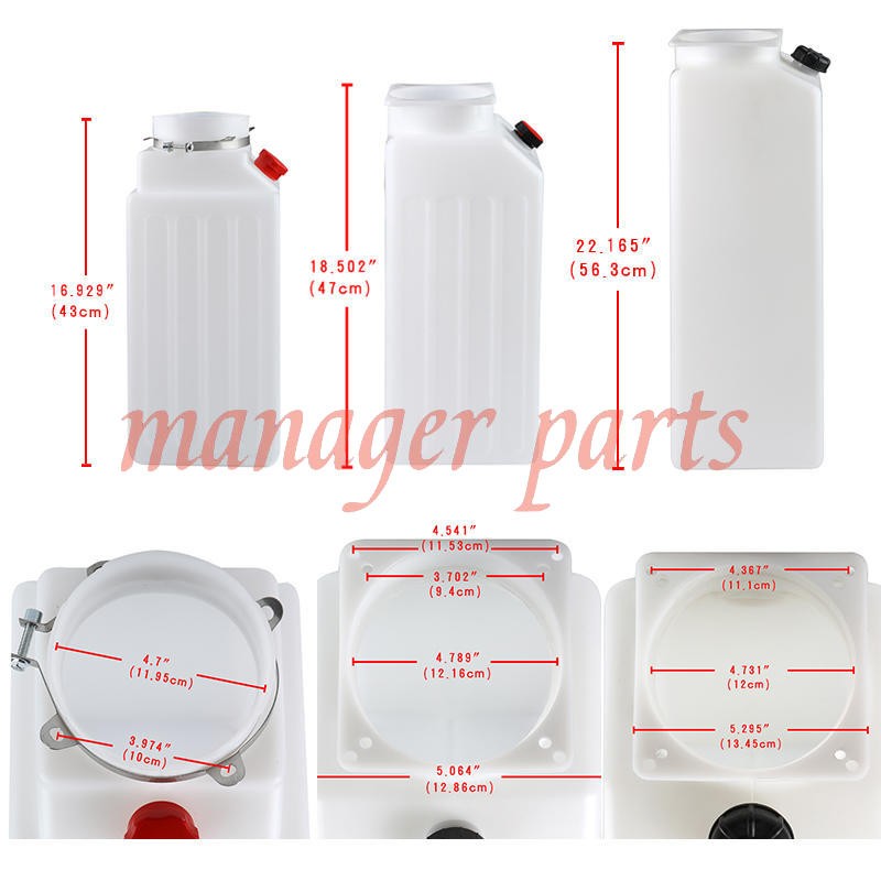 1PC Car Lift Plastic Hydraulic Storage Oil Pot Universal Lift Thickened Oil Drum