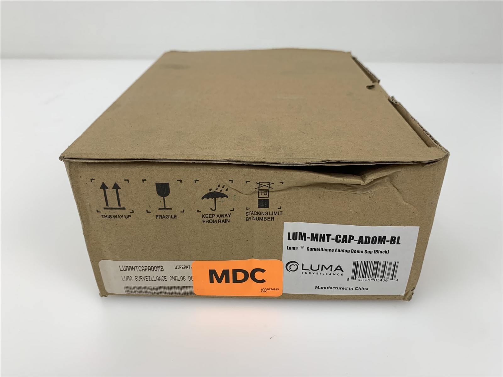 Luma Surveillance Analog Dome Cap Black LUM-MNT-CAP-ADOM-BL