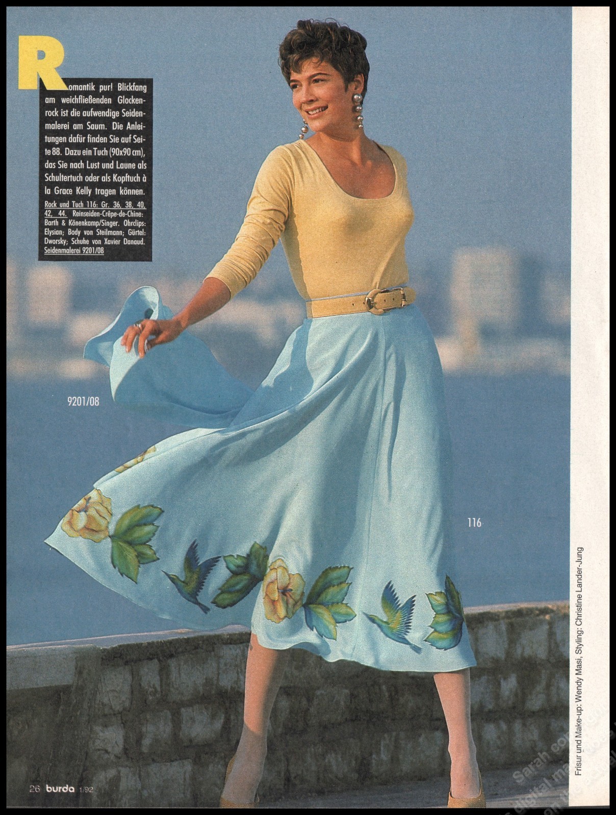 1992 High Heels X. Danaud Magazine Print Ad Women Fashion Long Legs shoes -AC