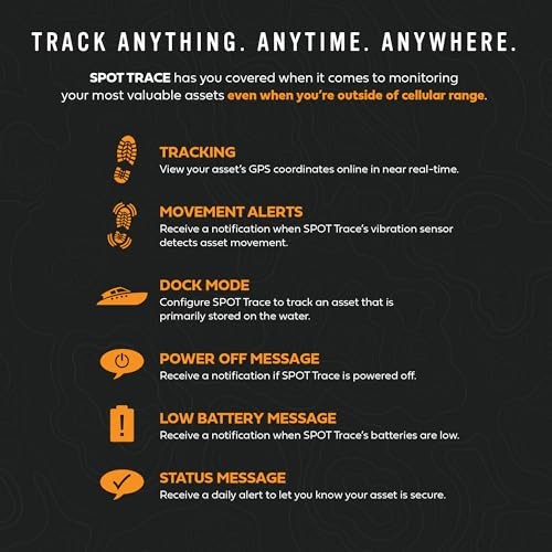 Spot Trace GPS Device for Hiking Camping Assets