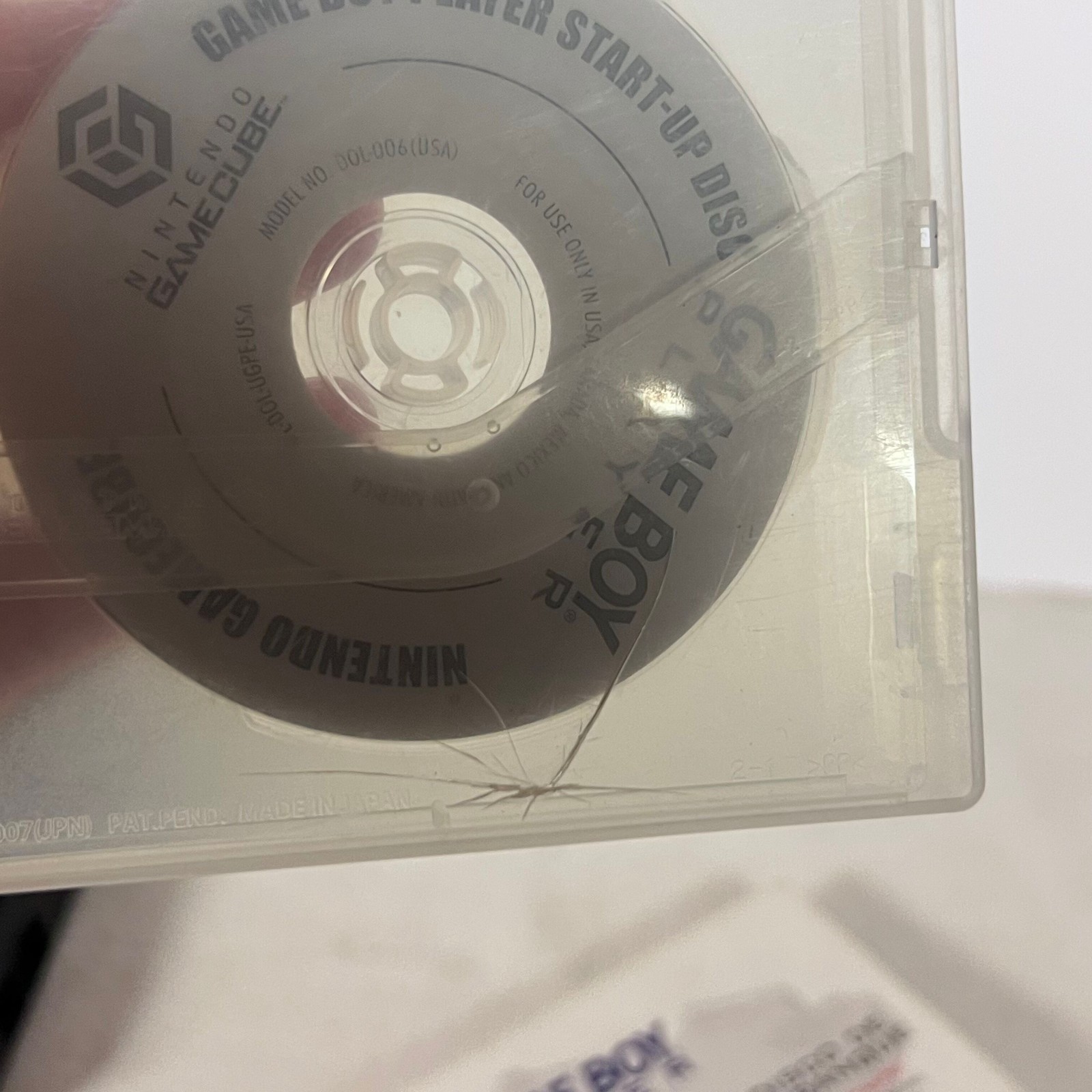 Nintendo GameCube Game Boy Player Attachment with Start-up Disc Tested + Game