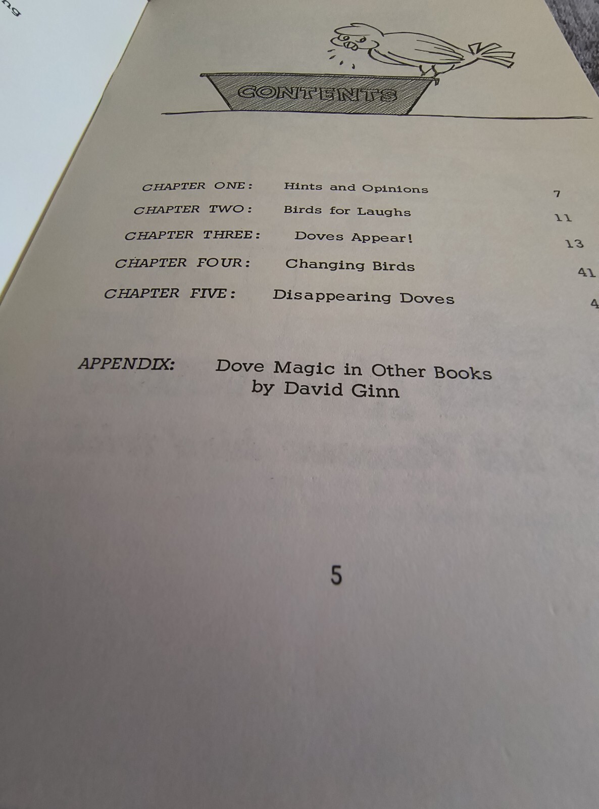 New Dove Magic by David Ginn - Paperback Booklet