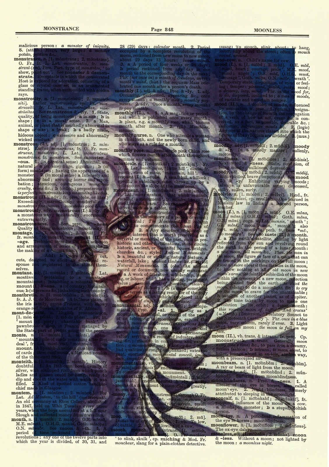 Berserk Griffith Anime Dictionary Art Print Poster Picture