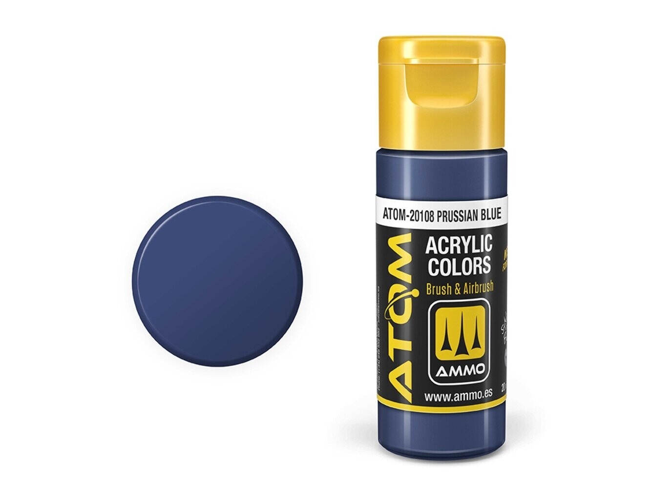 AMMO MIG - ATOM Acrylic paint Prussian Blue, 20ml, 20108