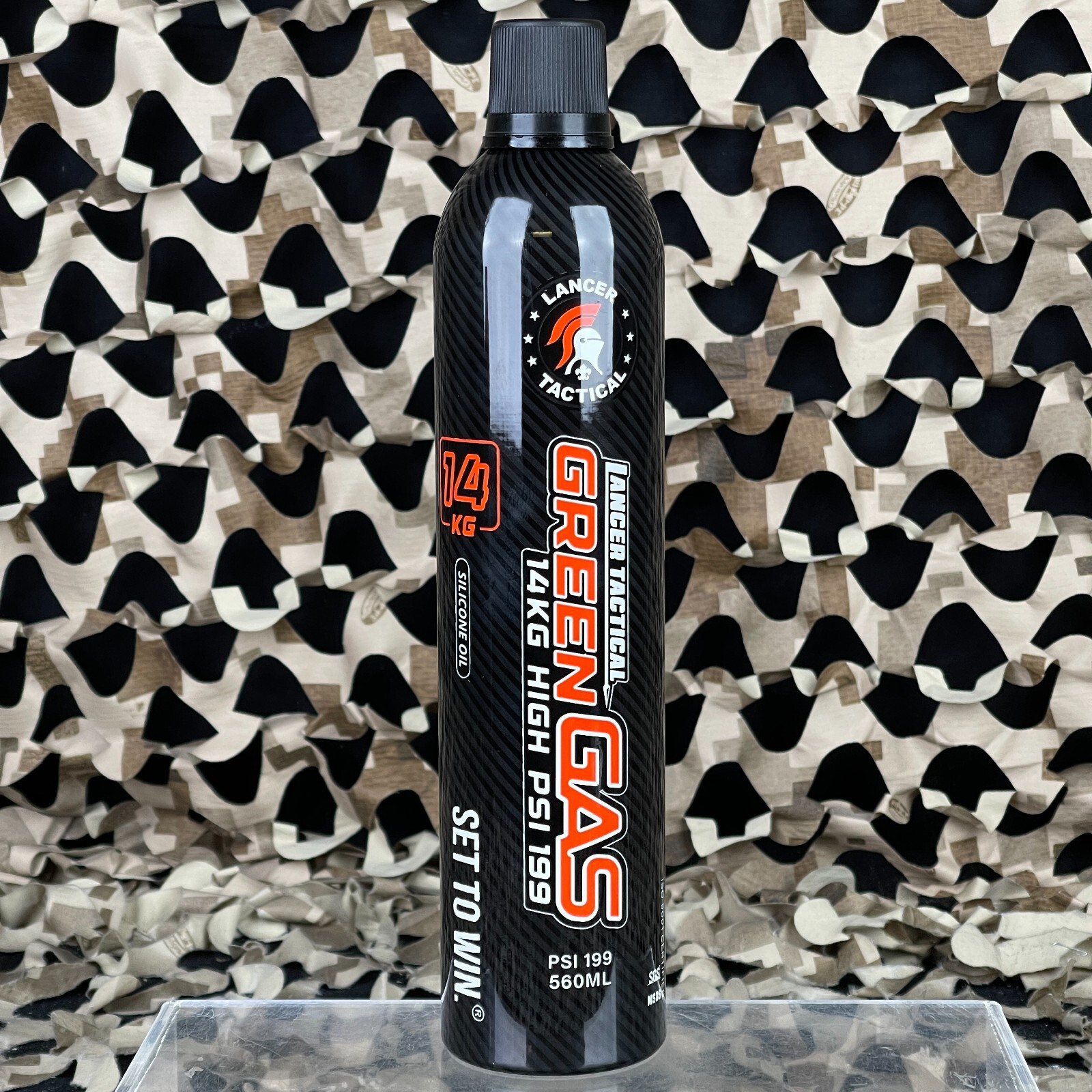 NEW Lancer Tactical 560ml High PSI Green Gas w/ Oil (LT-14KG-OIL)