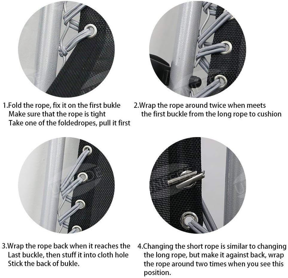 Durable Nylon Replacement Cords for Zero Gravity Chairs - Easy Installation