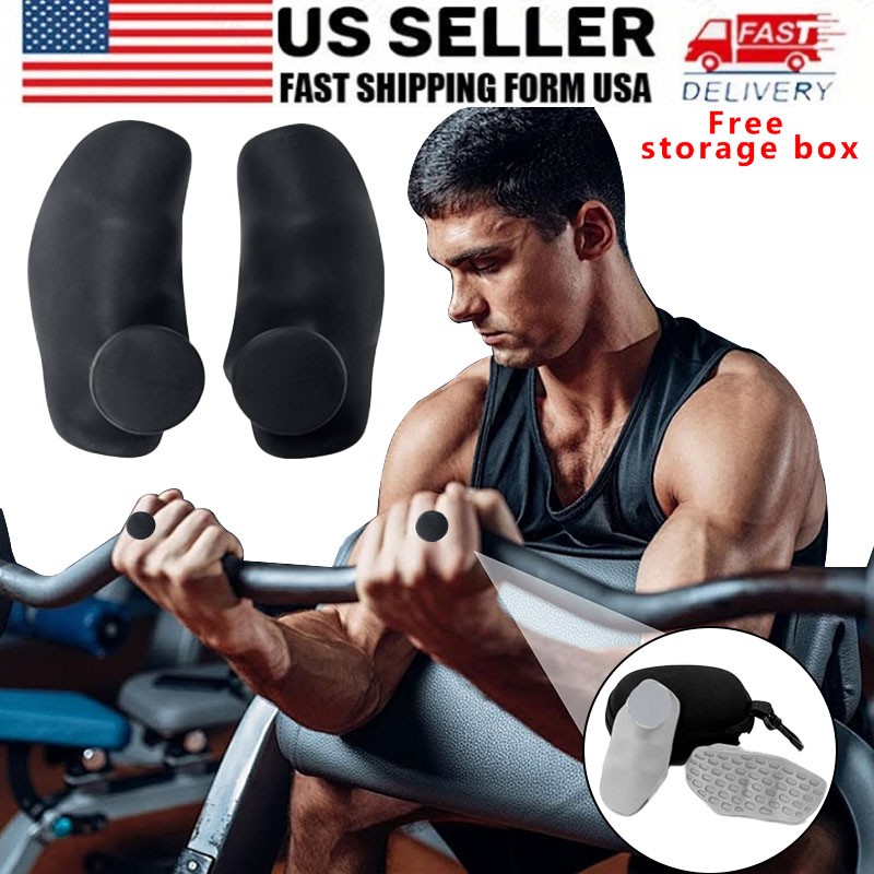 Weight Lifting Grips Bodybuilding Rubber Gym Pads Anti-Slip Workout Protection
