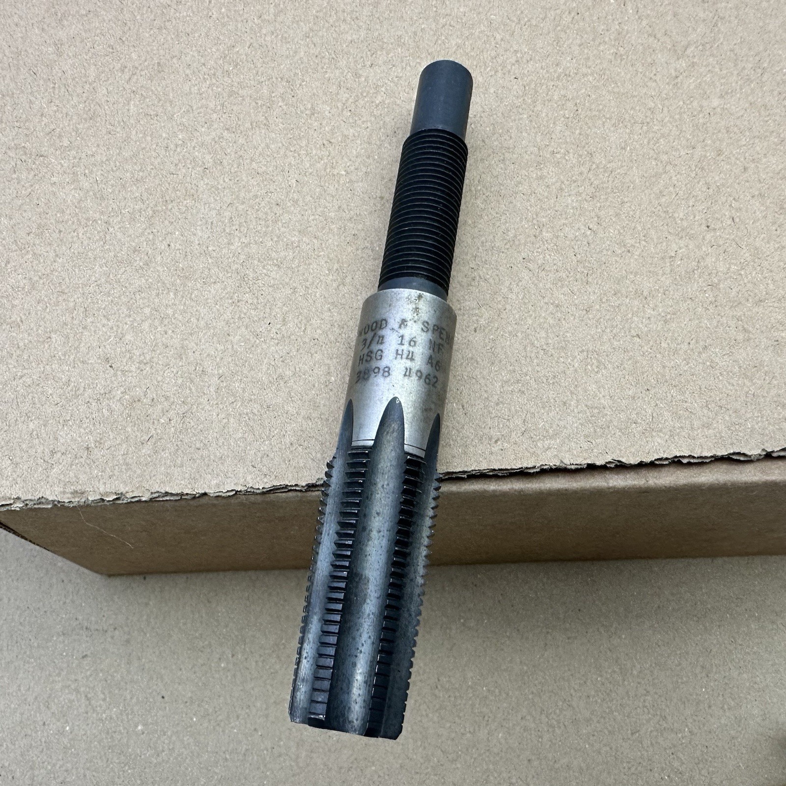 Wood And Spencer 3/4-16 NF Specialty 6 Flute Tap HSG H4 A6 3898 4962 VGUC