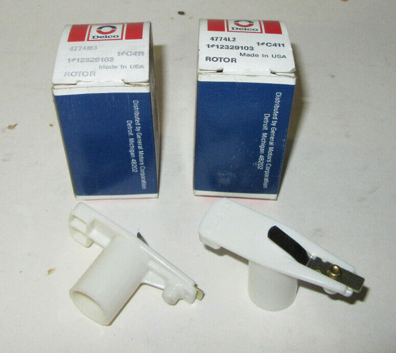 2 Pack USA ACDelco C411 Ignition Distributor Rotor Chrysler Dodge Plymouth 65-89