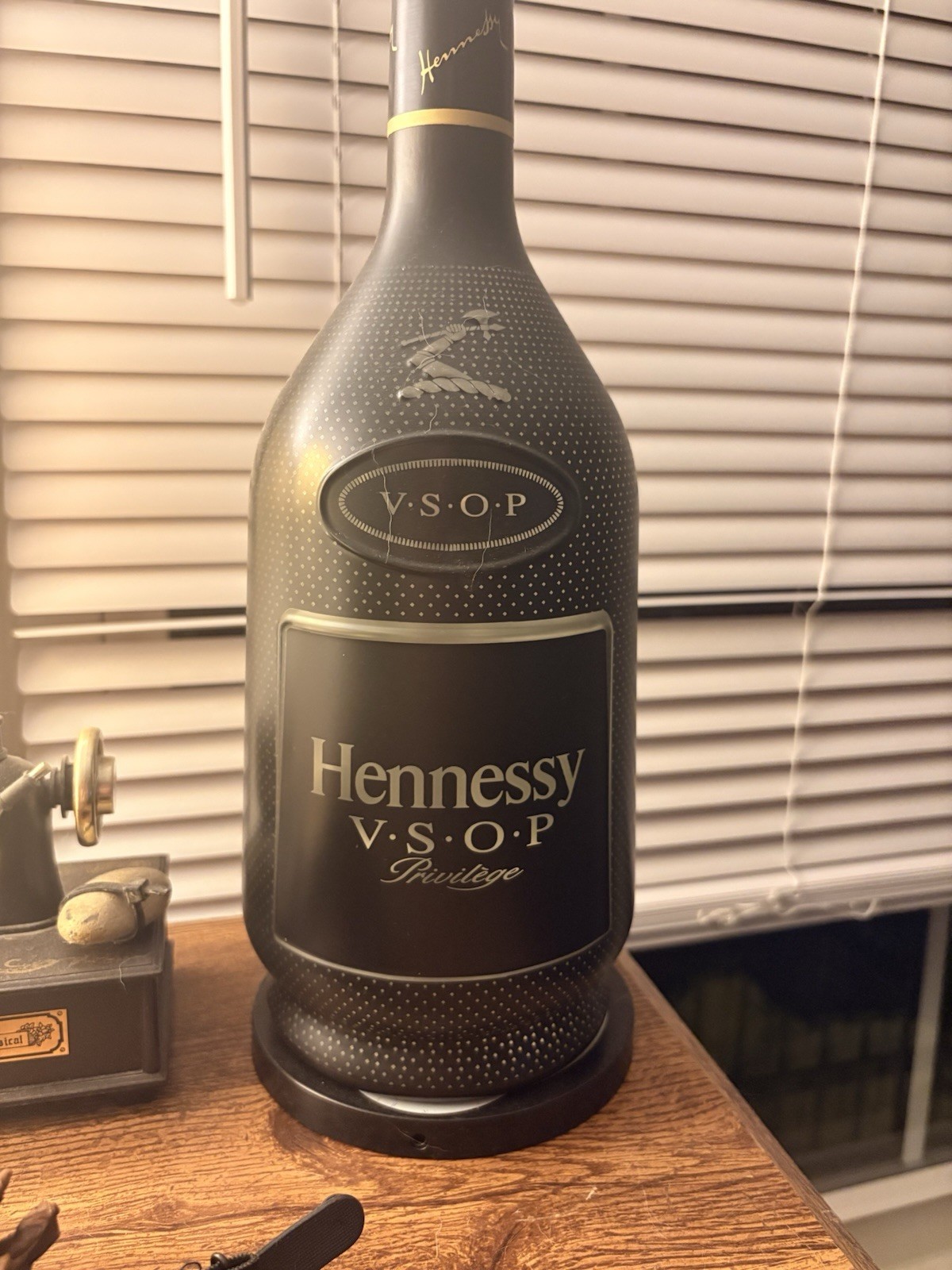 Hennessy VSOP Privilege Distillery Advertising Sign Black Red