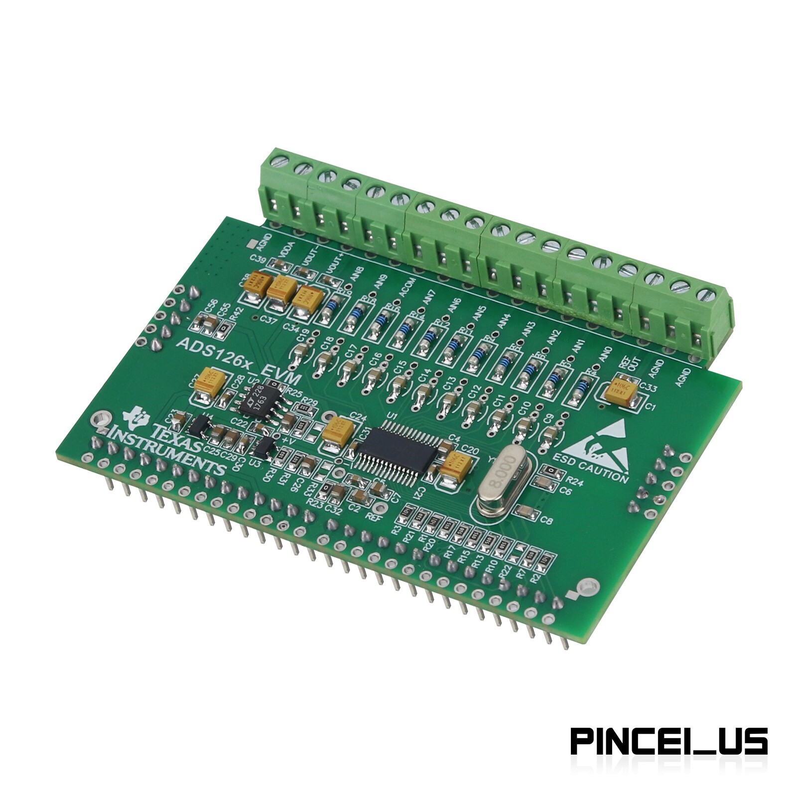 ADS1263 Industrial Version 32Bit ADC Module Analog to Digital Converter Module