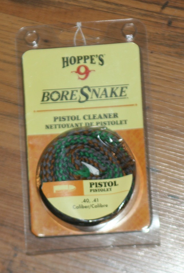 Hoppe's 9 Bore Snake Pistol Cleaner - .40/.41 Caliber - New