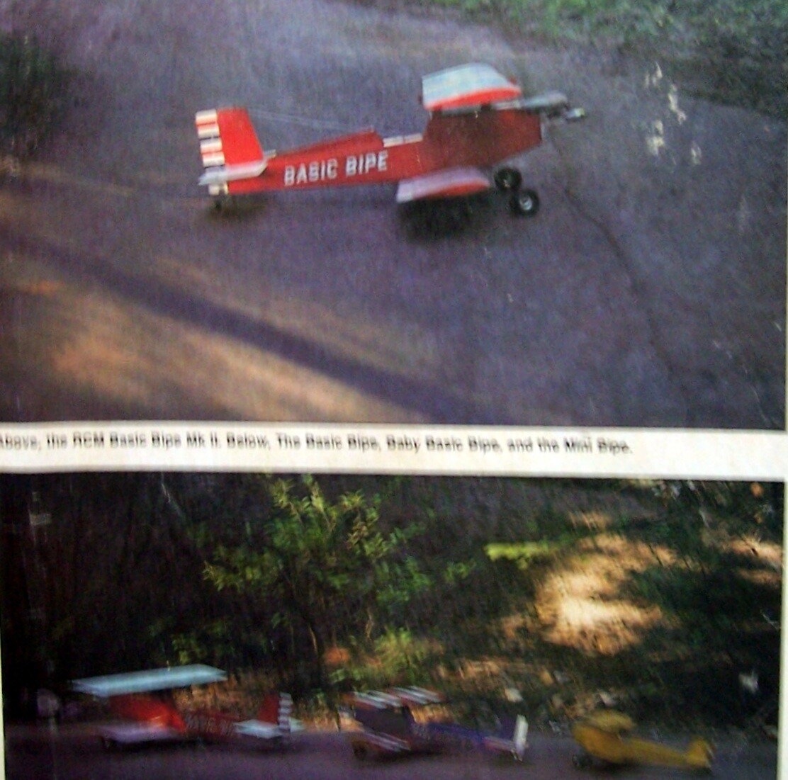 RCM BASIC BIPE MK II PLAN + CONSTRUCTION ARTICLE for 35" Span RC Model Airplane