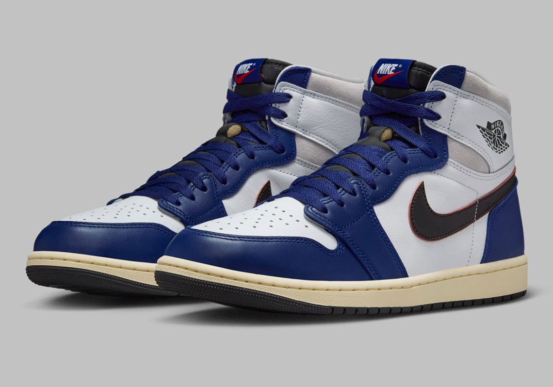 Nike Air Jordan 1 High OG Rare Air Royal Blue Grey White DZ5485-100 Men's