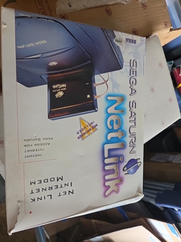 Netlink Planet Web Internet Modem Disc - Sega Saturn Net Link - CIB