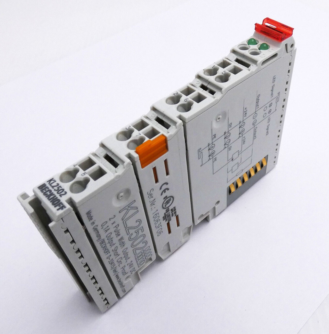 Beckhoff KL2502 KL 2502 2-Channel Pulse Width Output 24V DC 0.1A -used-
