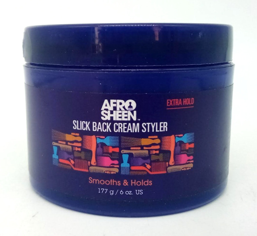 Afro Sheen Slick Back Cream Styler Smooths & Holds 6oz NEW