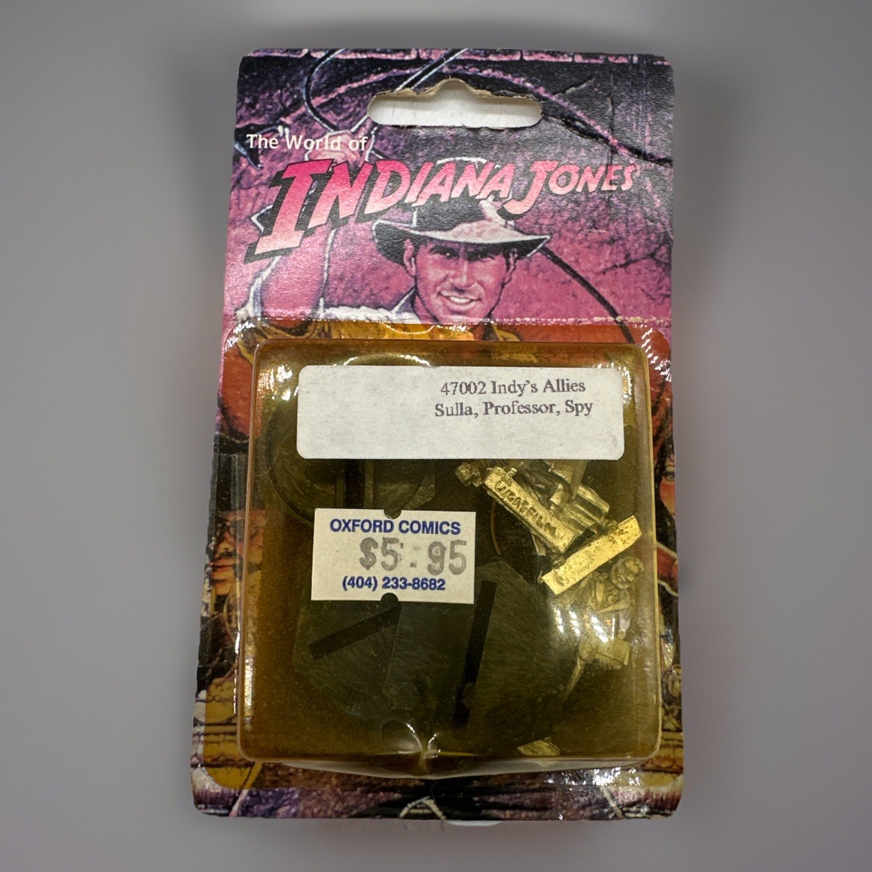 Vintage West End Games World of Indiana Jones Indy's Allies 47002 Miniatures NEW