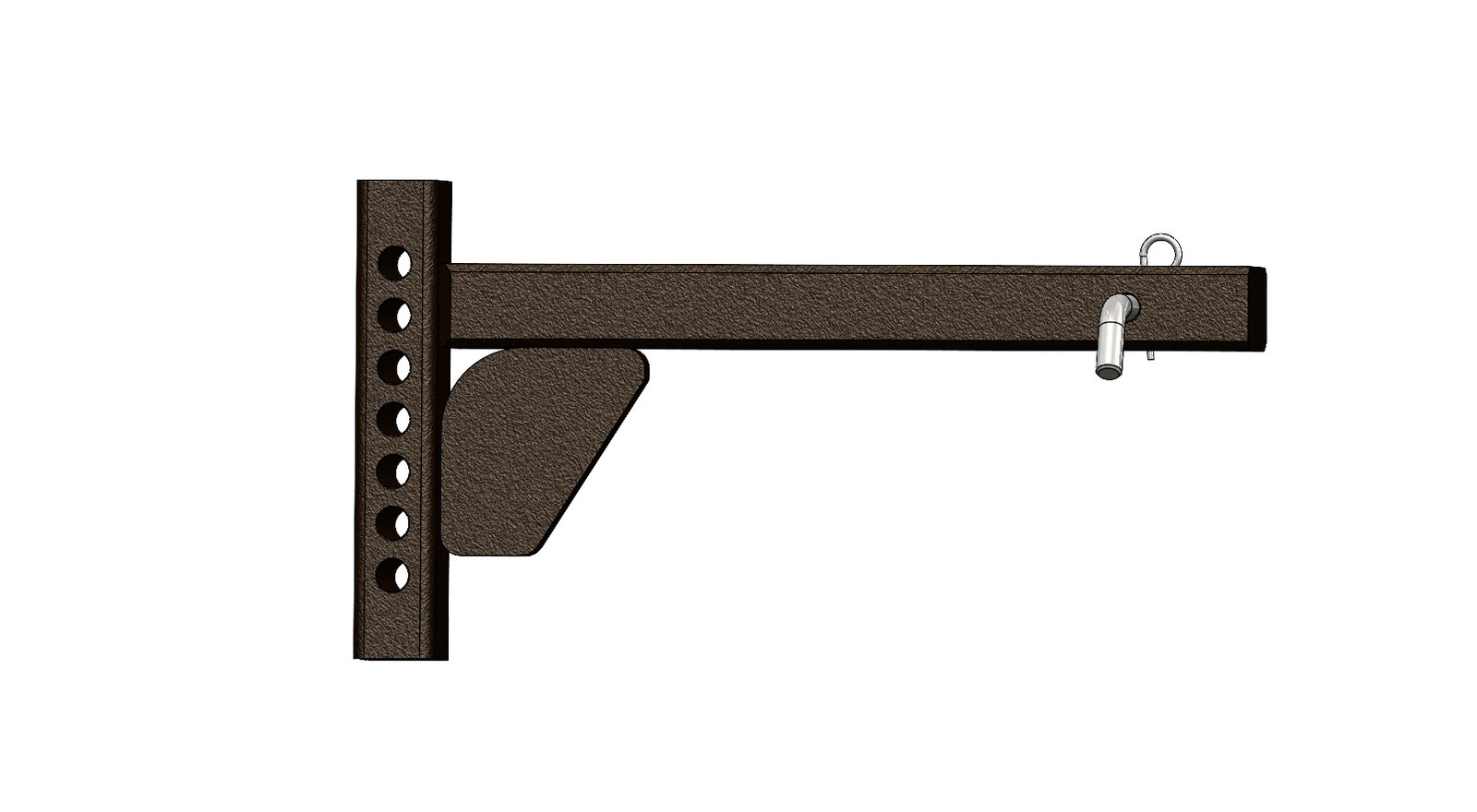 Blue Ox BXW4089 SwayPro 2" Receiver Shank Kit - 7 Hole, 18" Shank, 8.5K Rated