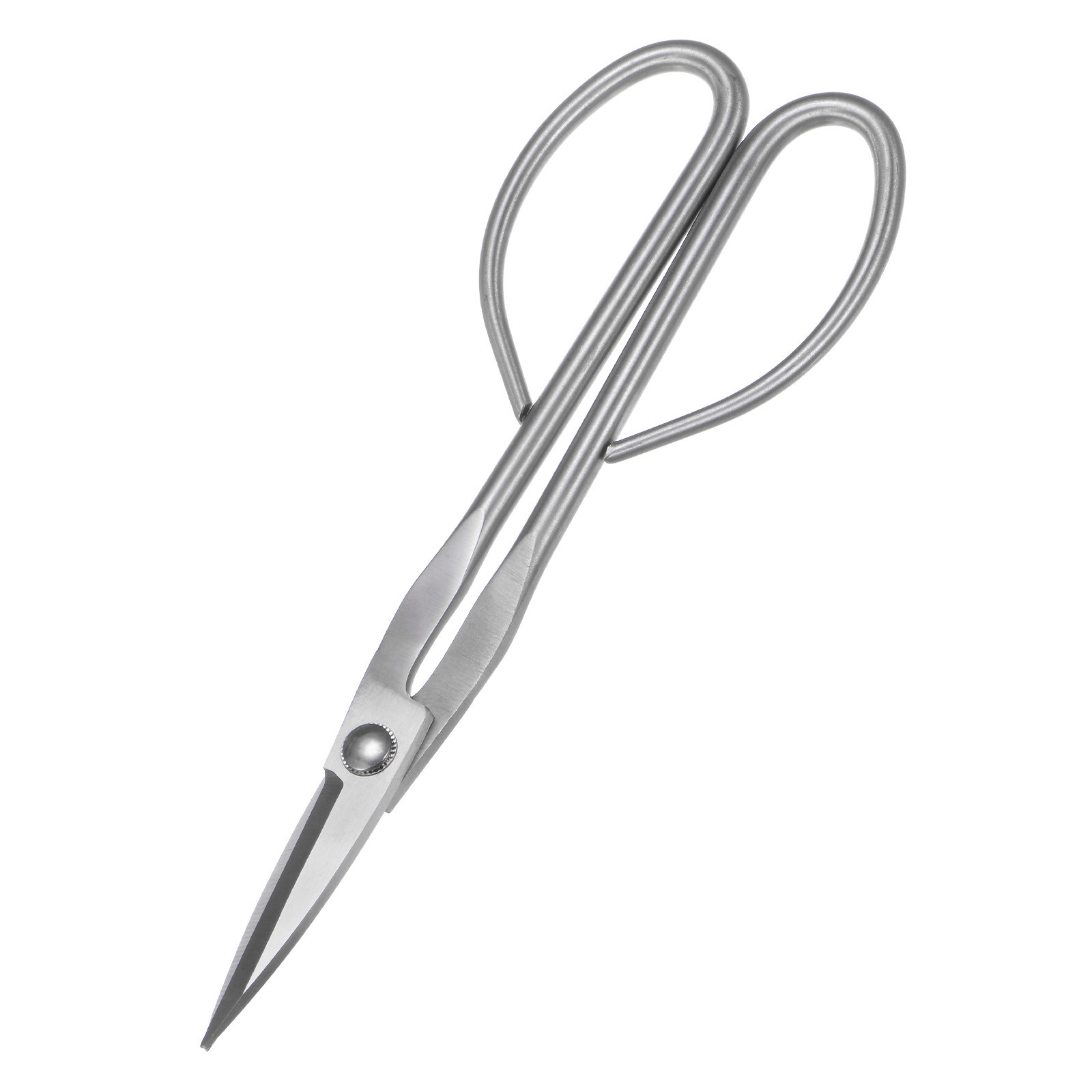 Bonsai Tool - 8.3" Stainless Steel Bonsai Scissor, Applying to Garden (Silver)