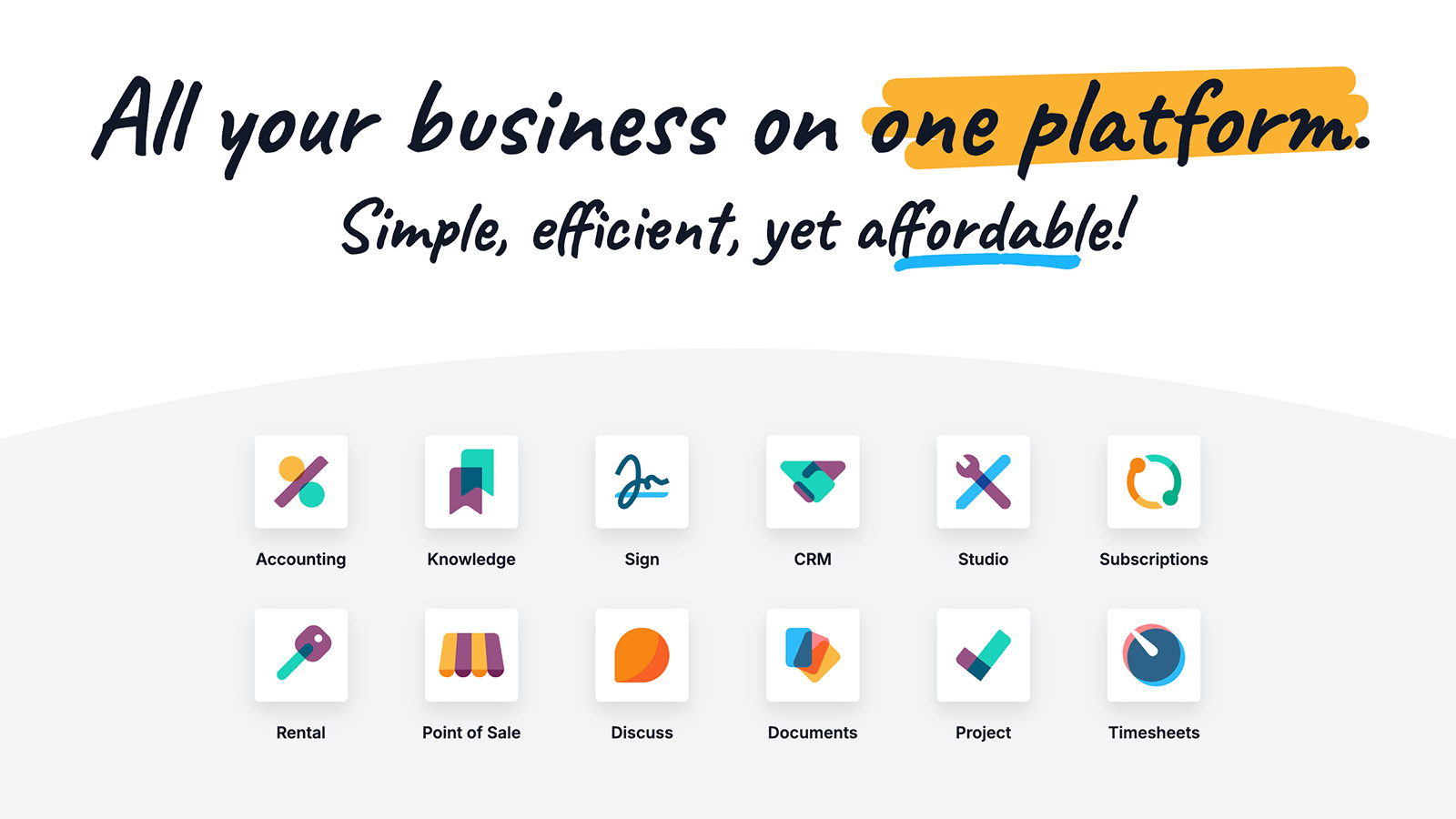 Odoo All in One for Business Management - Community Edition Complete Software