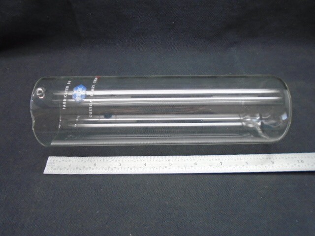 ROCHE 700mL Glass Cylindrical Chromatography Developing Jar 9” H x 2-3/4” D B