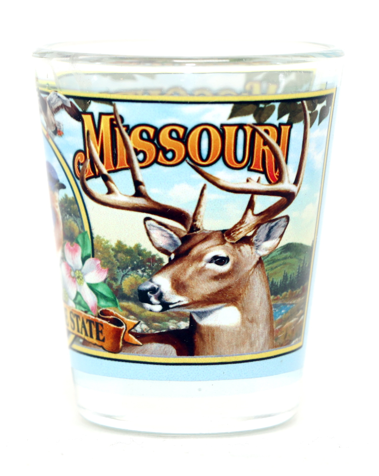 MISSOURI STATE MURAL SHOT GLASS SHOTGLASS