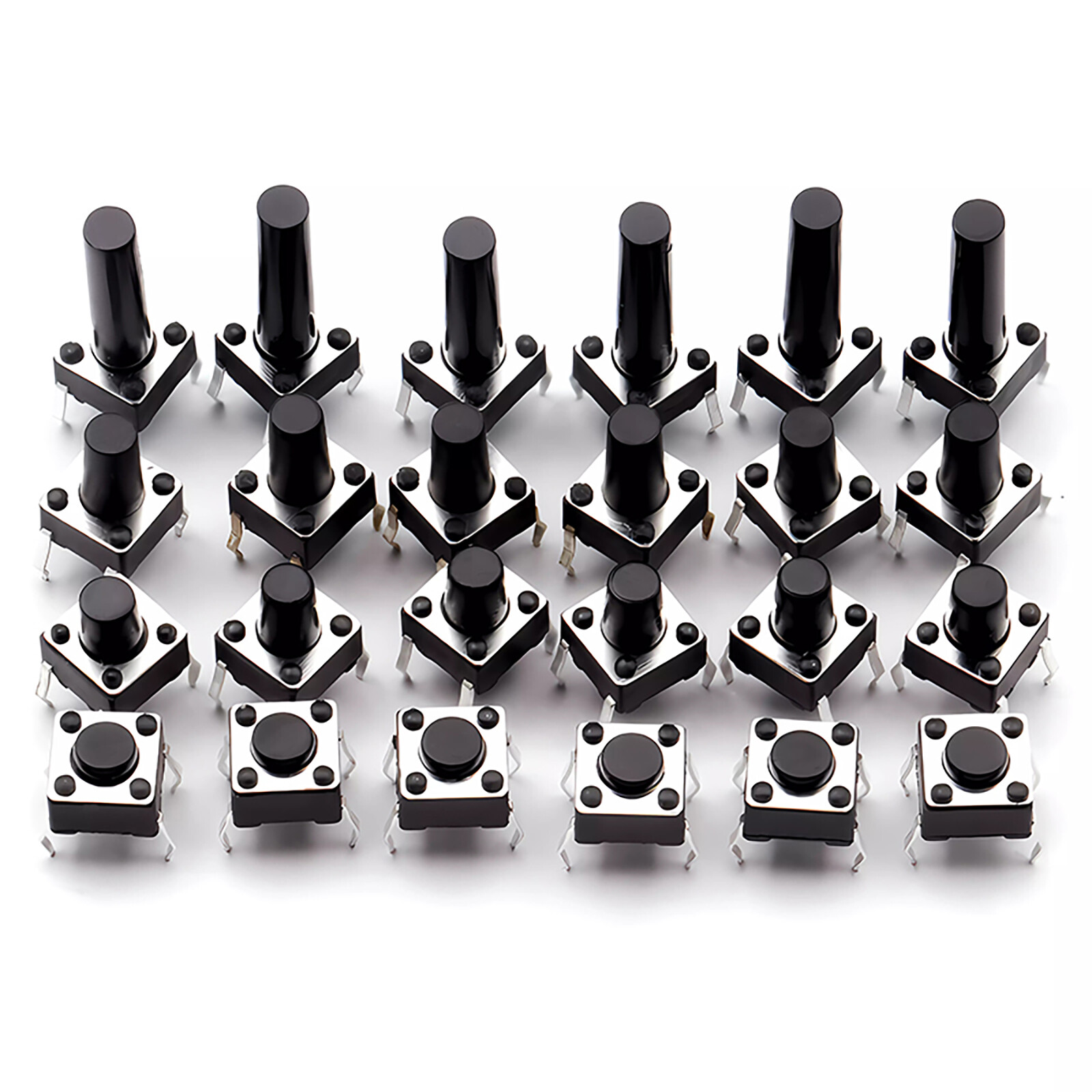20X Tactile Tact Switch Momentary Switch 6mmx6mmx4.3mm-15mm Push Button Switch