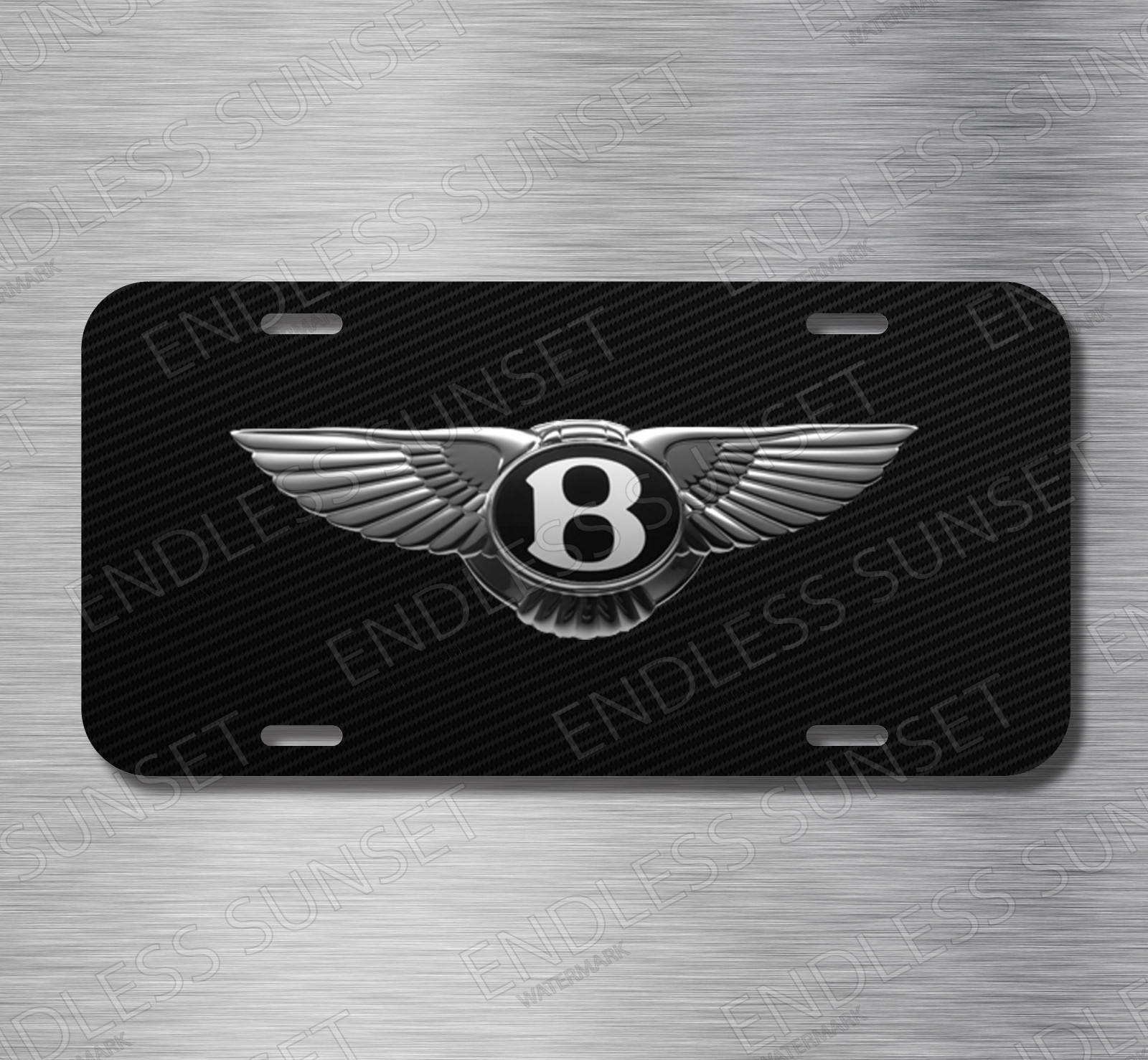 NEW Bentley Carbon Appearance Aluminum License Plate CAR SUV Truck
