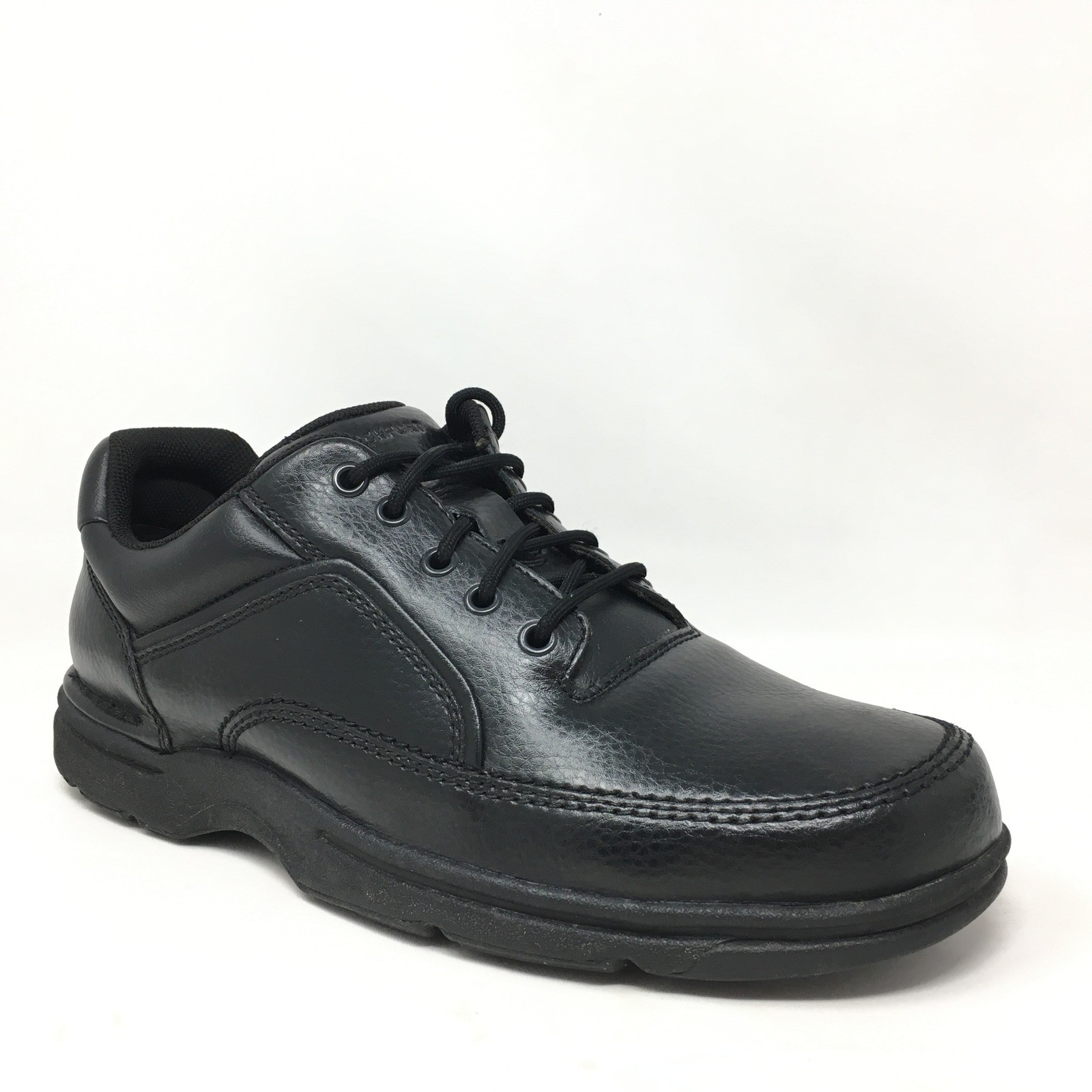 Rockport Eureka Walking Shoes Oxfords Mens Size 12 Black Leather Comfort Lace Up