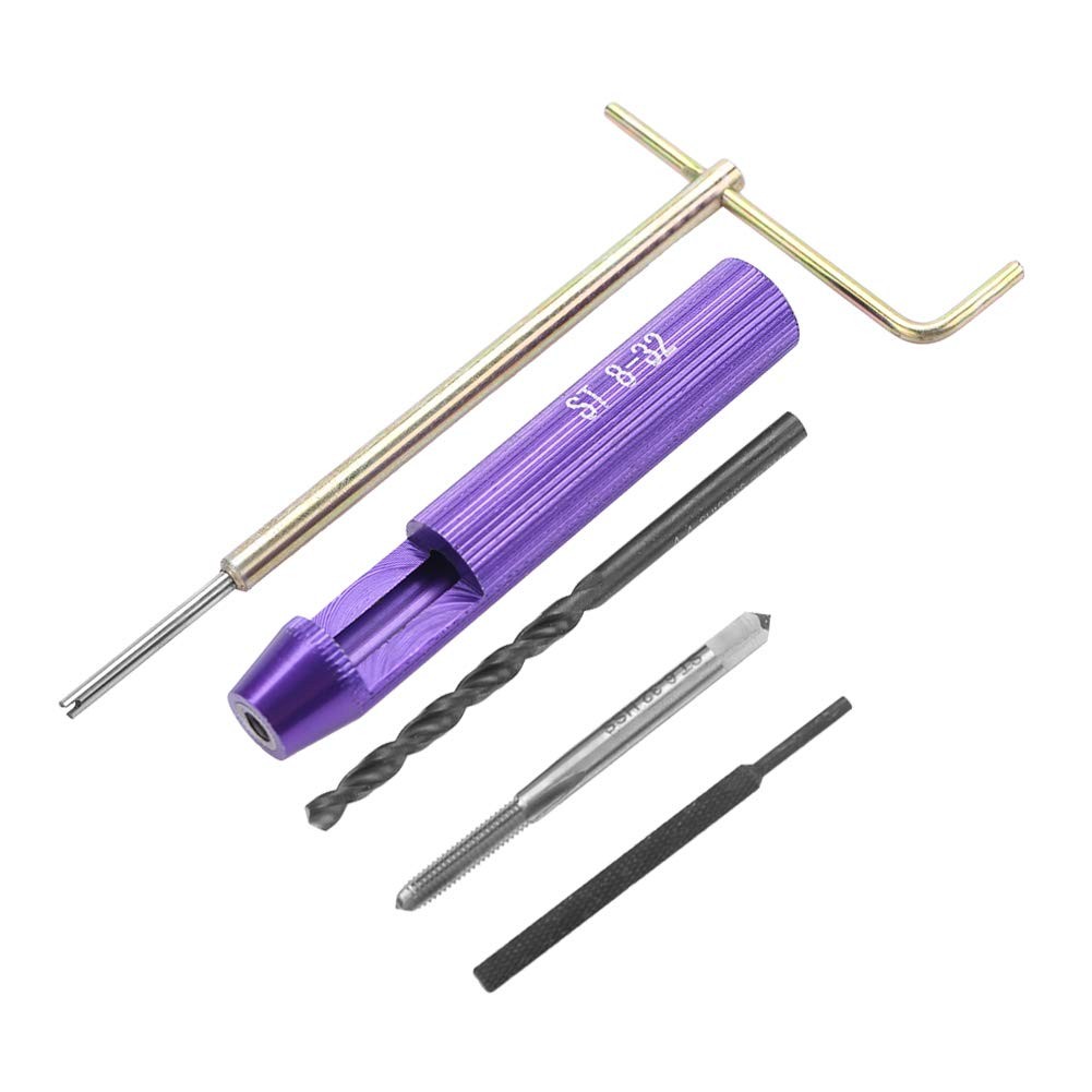 Helicoil Thread Repair Kit 50 PCS Stainless Steel Wire Inserts 8-32UNC x 1.5D