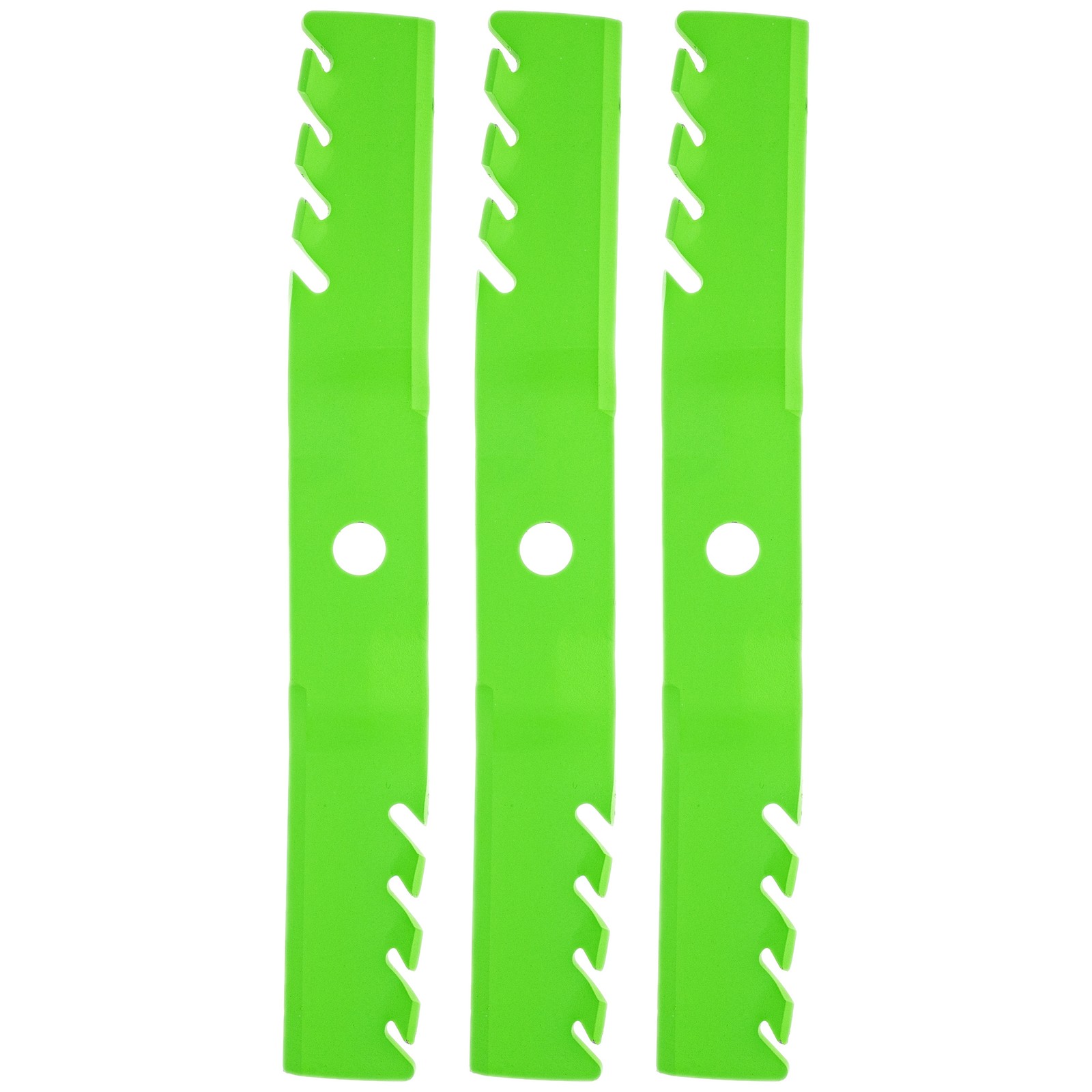 LawnRAZOR Blade for John Deere X949 Z445 Z520A 54-Inch M135334 Toothed 3 Pack