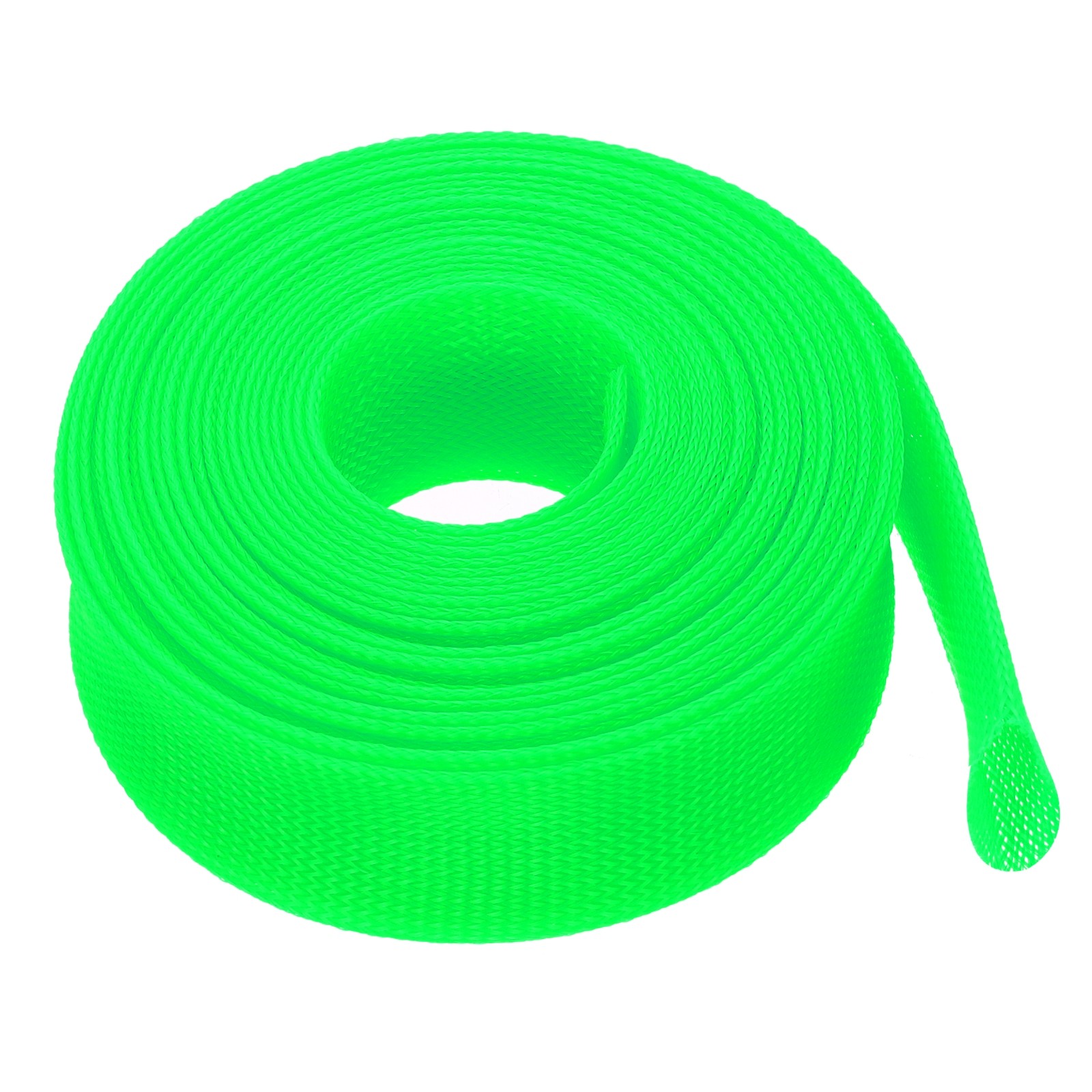 PET Cable Wire Wrap 59mm Expandable Sleeving Green 7.6 M Length