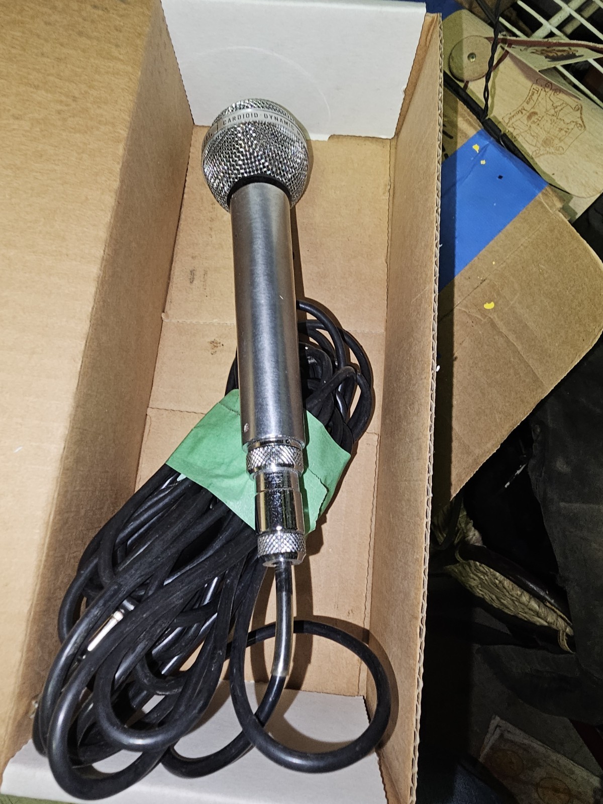OLSON M-301 DUAL IMPEDANCE 50K&600 MICROPHONE  UNTETSED