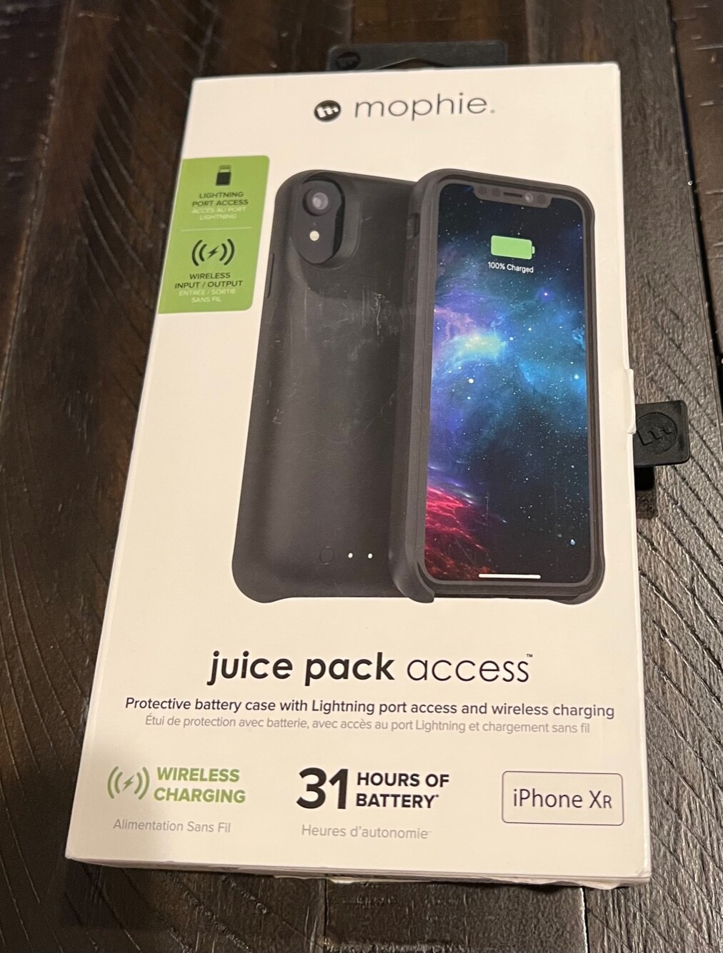 Mophie Juice Pack Access 2000mAh Battery Case For iPhone XR - Black