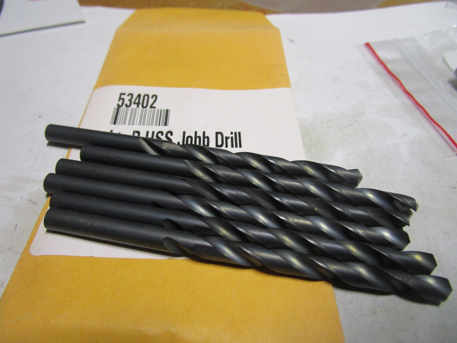B x 4" OAL 118° Black Oxide High Speed Steel Jobber Drill QTY 6