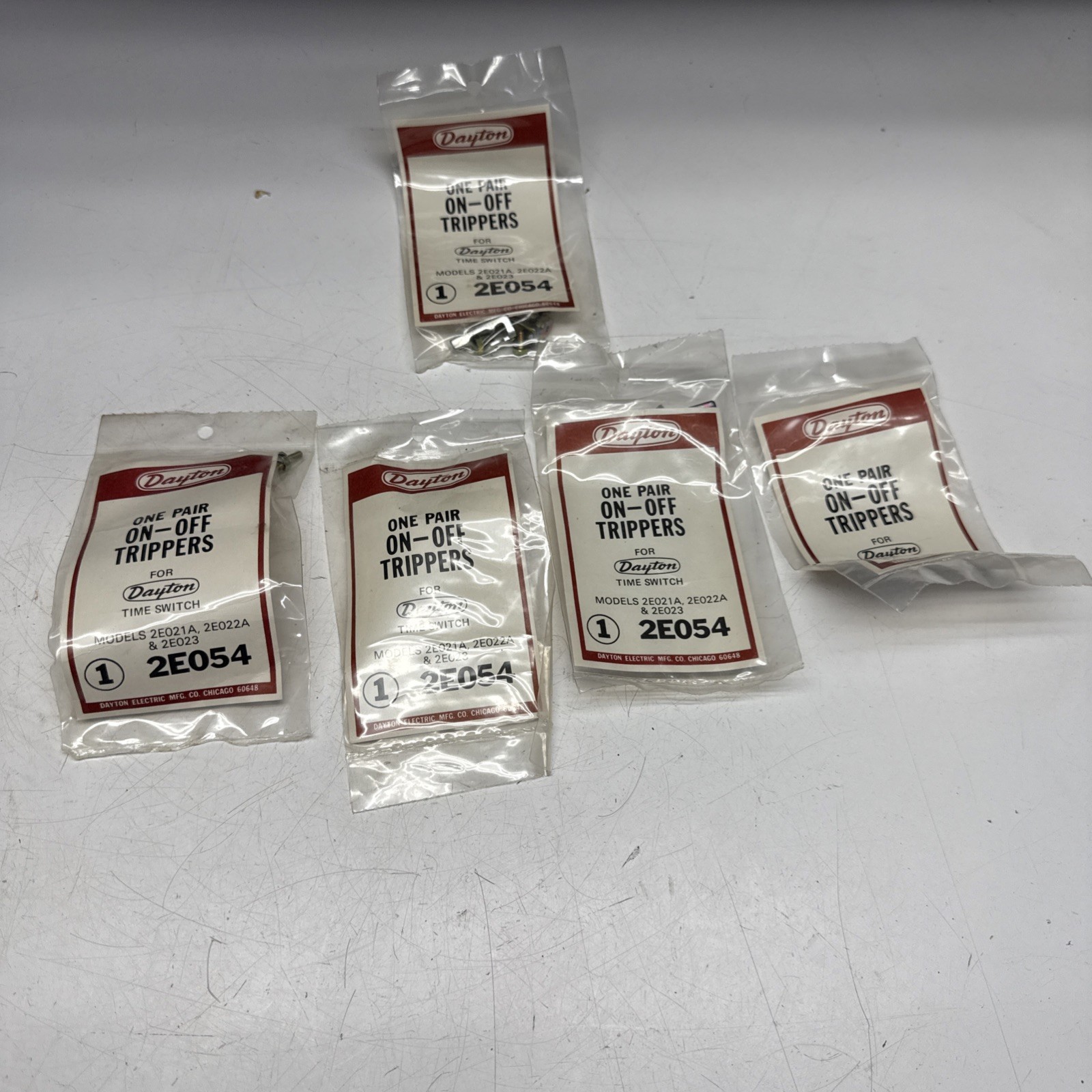 (LOT OF 5) Factory New! Dayton On-Off Trippers 2E054