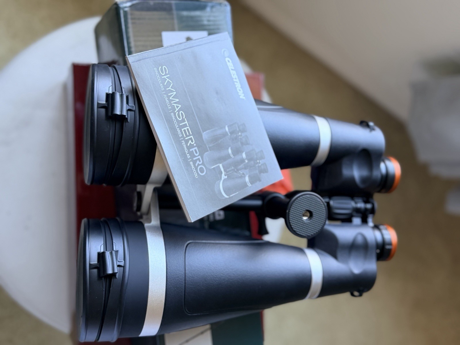 Celestron SkyMaster Pro 15x70 Full-Size Binoculars Tripod Adapter Porro