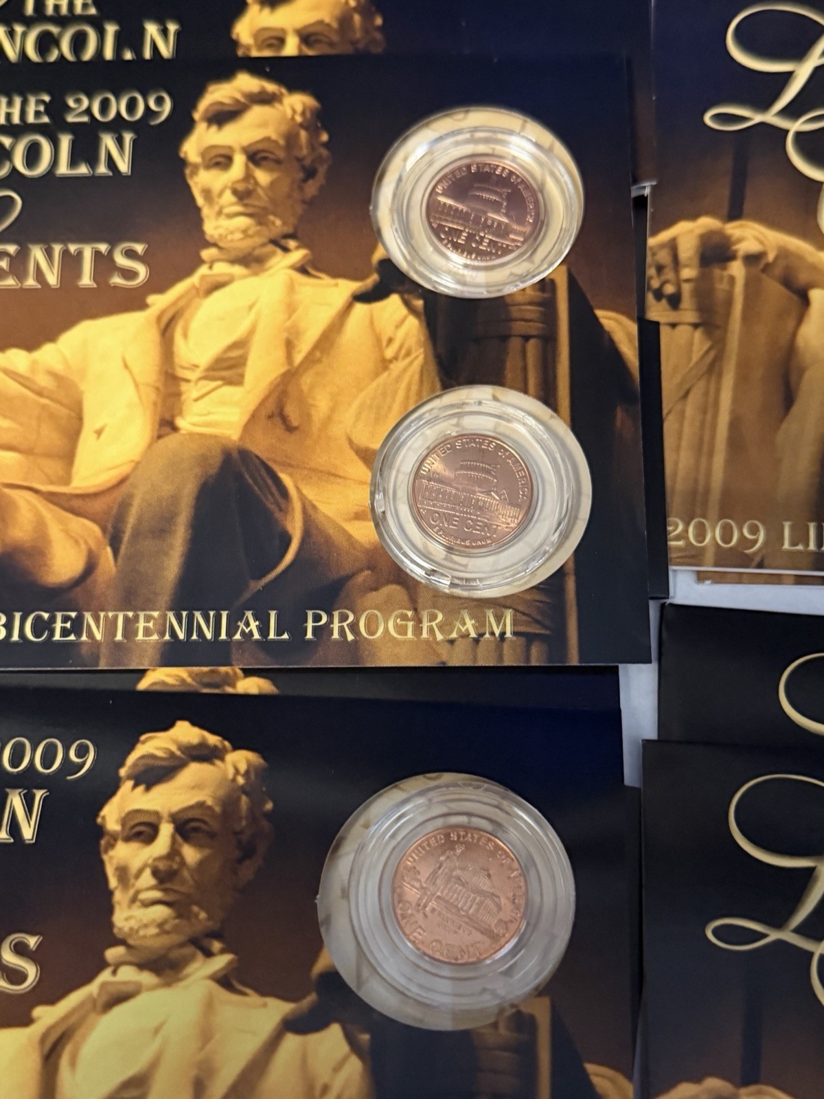 THE LINCOLN CENT -2009 BICENTENNIAL PROGRAM P & D MINT Set Free Shipping