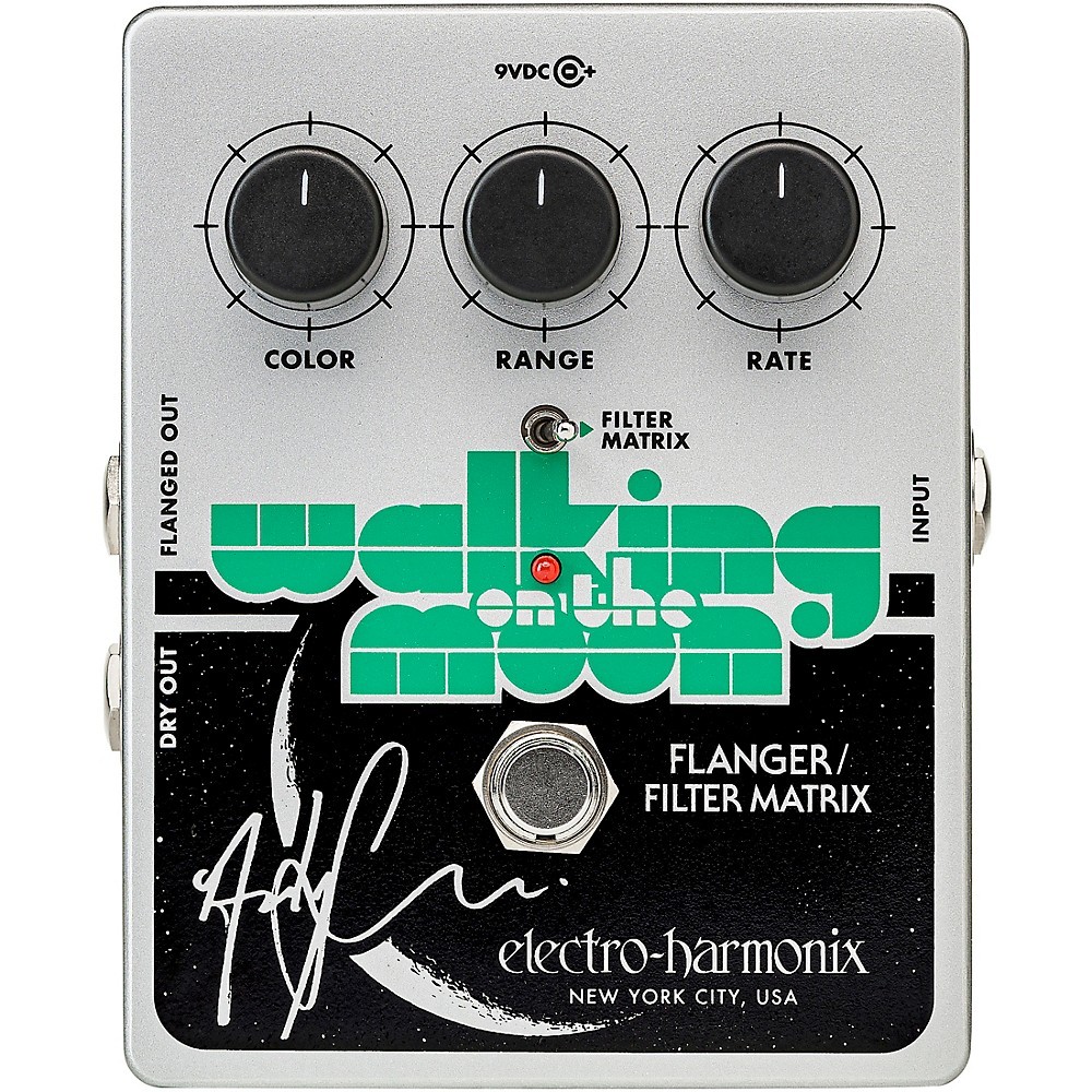 Electro-Harmonix Walking on the Moon Flanger/Filter Matrix Effects Pedal Grey