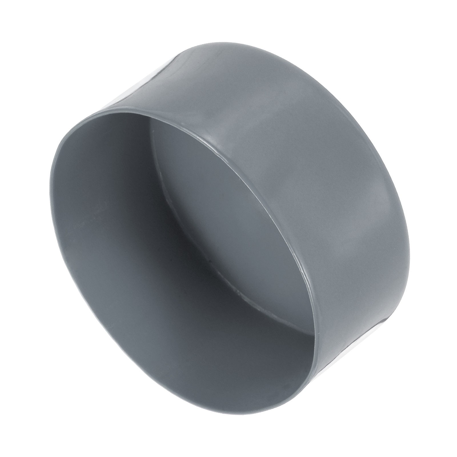 110mm (4 5/16") ID Rubber End Caps Pipe & Fence Post Protectors Light Gray