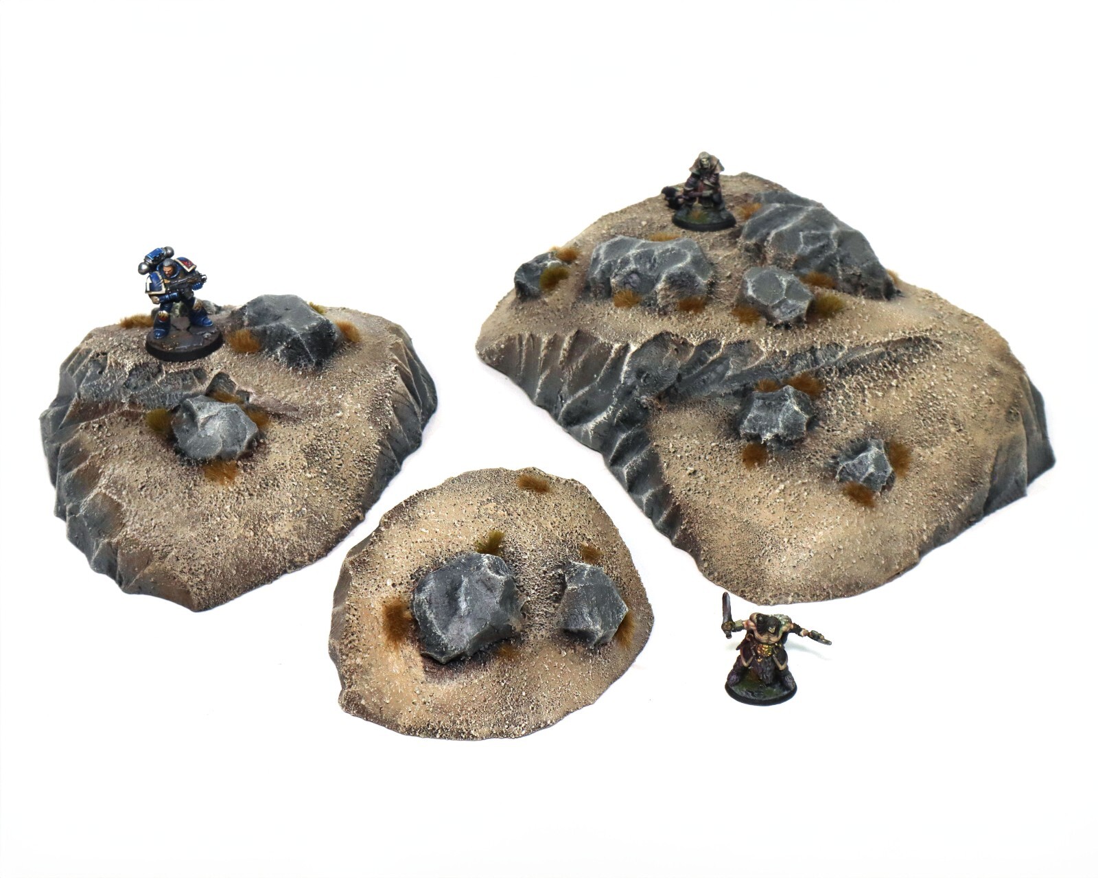 Modular Desert Outcroppings Terrain (3 Pieces) for RPGs & Wargames – DnD, Warham