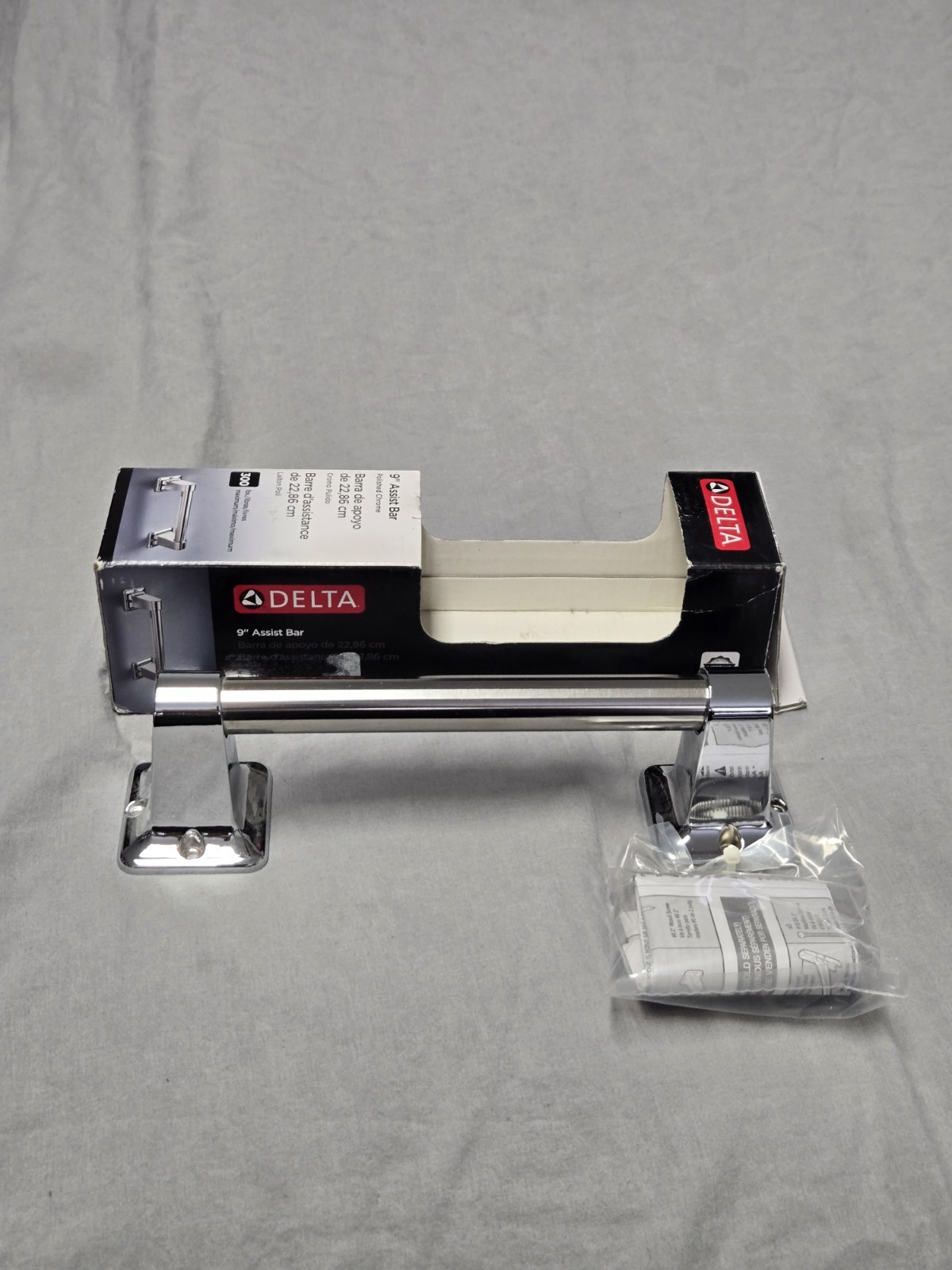 DELTA 9" Assist Bar DF509PC POLISHED CHROME (B2-A10)