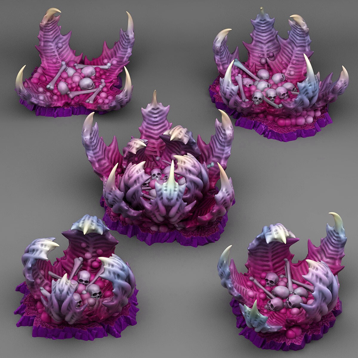 Alien Carnivorous  Plants  Legion Terrain Scenery Tabletop Miniatures 28mm